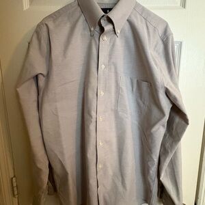 Stafford Men's Light Gray Dress Shirt